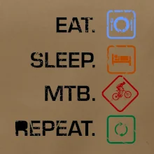 Eat sleep MTB repeat