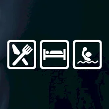 Eat sleep vodné pólo v rade