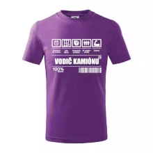 Čiarový kód - Vodič kamiónu