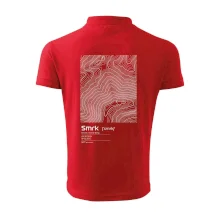 Smrk - vrstevnice v obdĺžniku