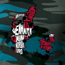 Mapy - názvy miest - Dánsko