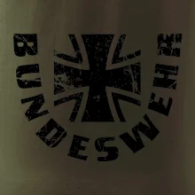 Bundeswehr kríž + nápis