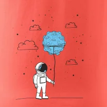 Astronaut s balónikom Astronaut s balónikom
