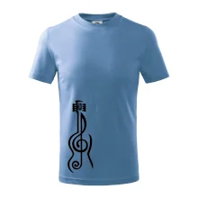 Husľový kľúč gitara Husľový kľúč gitara