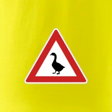 Dopravná značka - Pozor hus Dopravná značka - Pozor hus