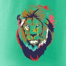 Hlava leva kreslená jednoduchá