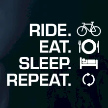 Ride Eat Sleep Repeat bicykel Ride Eat Sleep Repeat bicykel