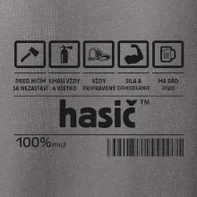 Čiarový kód - Hasič / hasička