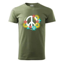 Peace symbol abstraktný