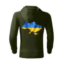 Ukrajina vlajka mapa Ukrajina vlajka mapa