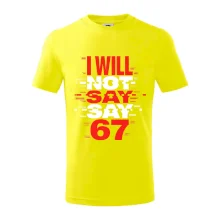 Červený - I Will Not Say SAY 67