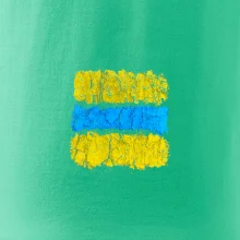 Turistická Cyklo značka - žlto modrá