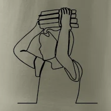 Študent a kniha jedným ťahom Študent a kniha jedným ťahom