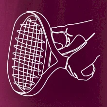 Tenisová raketa jedným ťahom