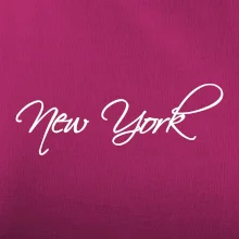 New York nápis písacím