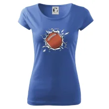 Americký futbal lopta v triku