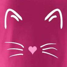 Mačka - srdce namiesto nosa Mačka - srdce namiesto nosa