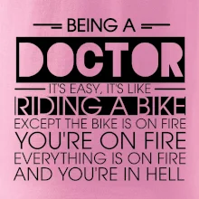 Being a doctor - bike
