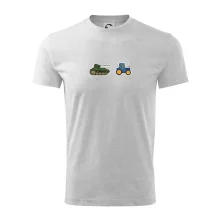 Ukrajinský traktorový pluk ulovil tank Ukrajinský traktorový pluk ulovil tank
