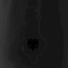 Albánsko obrys mapa Albánsko obrys mapa