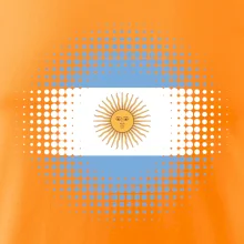 Argentína vlajka bodkovaná