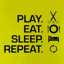 Play eat sleep repeat pozemný hokej