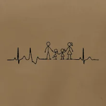 EKG rodina a dve dievčatá