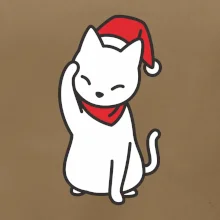 Vianočná mačka mávajúca