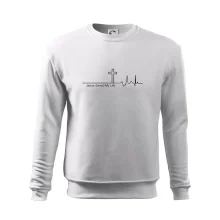 Jesus Saved My Life kríž ekg Jesus Saved My Life kríž ekg