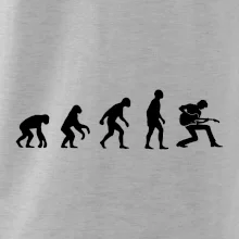 Evolúcia gitarista - kľačiaci