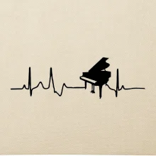 Piano ekg - krídlo