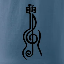 Husľový kľúč gitara