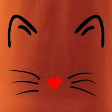 Mačka - srdce namiesto nosa