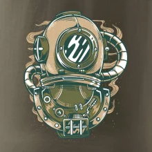 Starý potápačský skafander