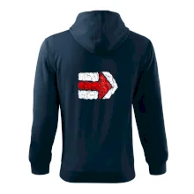 Párová turistická značka červená Párová turistická značka červená