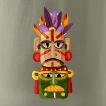 Mayová maska s perím Mayová maska s perím