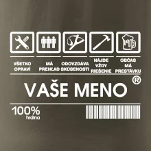 Vaše meno - čiarový kód