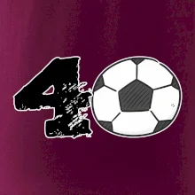 Futbal okrúhle narodeniny 40