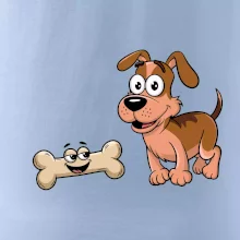 Parové tričko - Pes a kosť