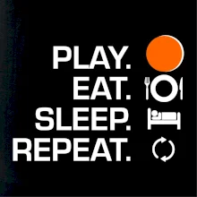 Hokejbal - Play eat sleep repeat