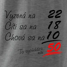 Vyzerá, cíti sa, chová sa - 50 rokov