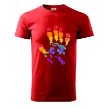 LGBT hand print
