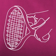 Tenisová raketa jedným ťahom