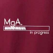 In progress titul MgA. magister / magistra umenia