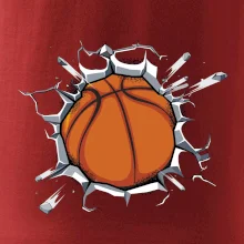 Basketbal lopta v triku