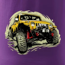 Žltý offroad s navijakom