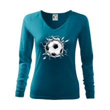 Futbalová lopta v triku Futbalová lopta v triku