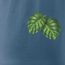 Monstera listy na prsu