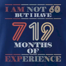 60 years 719 months of experience 60 years 719 months of experience