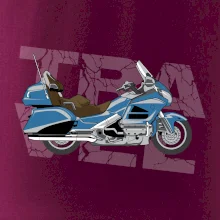 Cestovná motorka Amerika modrá